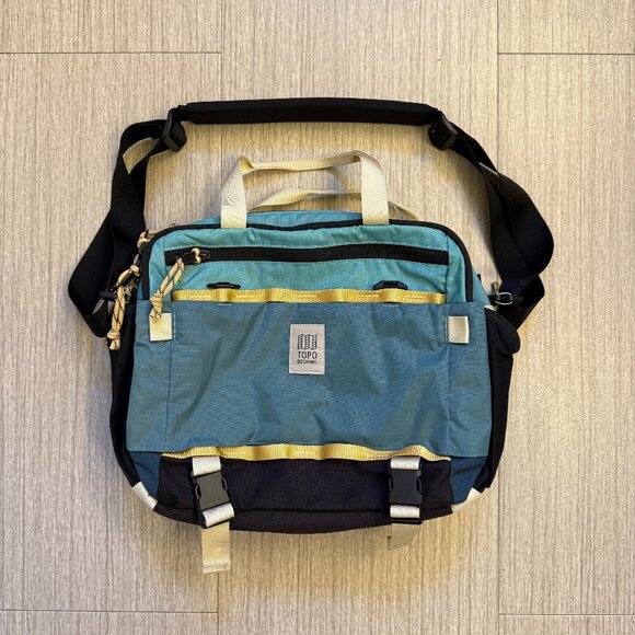 Topo Designs Mountain Cross Bag, Geode Green/Sea Pine - Picture 1 of 6